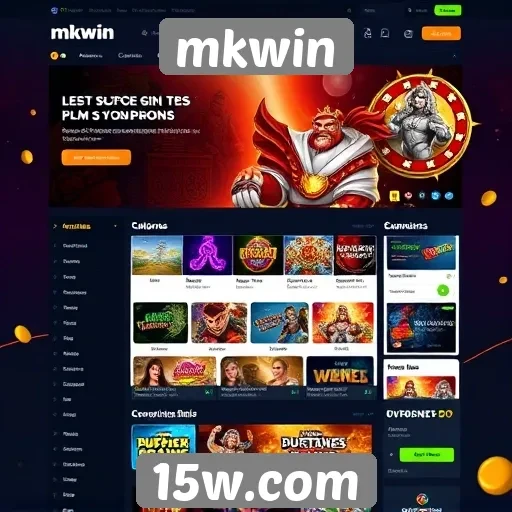 análise da interface do site mkwin